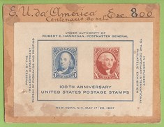 United States Of America - 100 Th Anniversary United States Postage Stamps - Philately - USA - Otros & Sin Clasificación