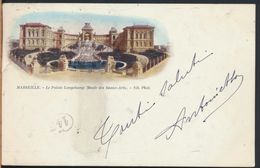 °°° 7288 - FRANCE - 13 - MARSEILLE - LE PALAIS LONGCHAMP MUSEE - 1900 With Stamps °°° - Musea