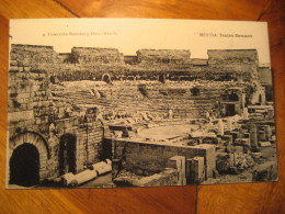 MERIDA Teatro Romano Roman Theater Theatre Archaeology Archeology BADAJOZ Extremadura Post Card SPAIN - Mérida