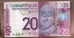 ESCOCIA - SCOTLAND 20 POUNDS 2013 - 1 Pound