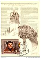 HUNGARY - 1983.Maximum Card - Martin Luther,500th Anniversary Of His Birth Mi.Bl.165. - Maximum Cards & Covers