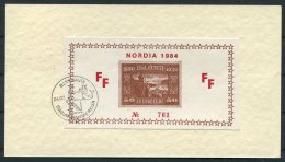 1984 Iceland Anglo-Nordic Philatelic Postcard. NORDIA Reykjavik FF Limited Edition 761 - Lettres & Documents