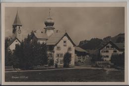 Parpan - Dorfpartie Mit Kirche - Photoglob - Parpan