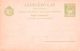 1910 - UNUSED POSTAL STATIONERY From Hungary 1910 - Unused Stamps