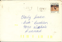 Canada Cover Sent To Denmark 22-12-1980 Single Franked - Cartas & Documentos