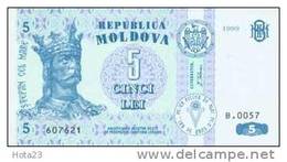 (!) Moldova - 5 Ley  1999 UNC - KING - Moldavië