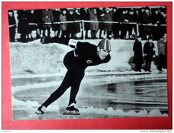 Ants Antson - Speed-skating - Innsbruck 1964 - Estonian Olympic Medal Winners - 1979 - Estonia USSR - Unused - Juegos Olímpicos