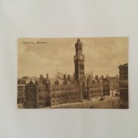 BRADFORD 1900s Town Hall  Unused Sepia Tucks Brand - Bradford