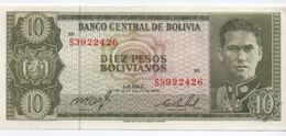 Billet / Bolivie /  / Banco Central De Bolivia/  Diez Pesos Bolivianos/ 1962   BILL164 - Bolivia