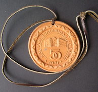 1981 Lithuania Kaunas Jablonskis Ceramic Medal - Otros & Sin Clasificación