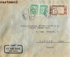 LETTRE SYRIE DAMAS LIBAN LEBANON MICHEL S. MAKHAT STAMP TIMBRE - Syrien