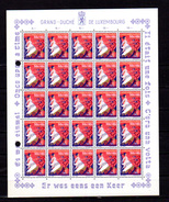 1965,   Contes Folkloriques, 25 X Yv. 672 / 677** En Feuille, Cote75,- €, - Volledige Vellen