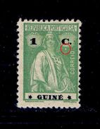 ! ! Guinea - 1914 Ceres 1 C (CLICHÉ CCIII) - Af. 145 - MH - Unused Stamps