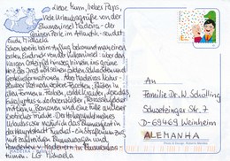 Portugal 2011 E 20 Gr. Karneval Loula Postkarte Nach Deutschland - Briefe U. Dokumente