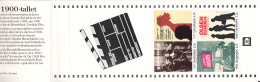 Denmark MNH Scott #1183a Booklet 2 Panes Of 4 Danish Film - Neufs