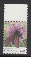 Denmark MNH Scott #1432 8k Zygaena Purpuralis - Neufs