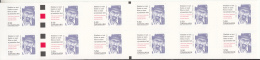 Denmark MNH Scott #1502b Booklet Of 12 5.50k Dan Turell, Writer - Neufs