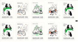Denmark MNH 2016 Booklet Of 10 2 Each Of 5 8k Children's Songs - Unused Stamps