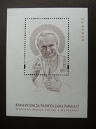 Canonization Of Pope John Paul II # Poland Pologne Polska  MNH 2014 # Mi. 4670 Block224 - Nuovi