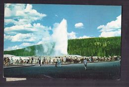 CPSM USA - Old Faithfull Geyser - Upper Geyser Basin Yellowstone - SUPERBE OBLIT2RATION + TB TIMBRES - Yellowstone