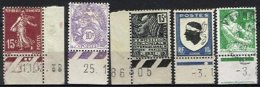 FRANCE, Coins Datés, Yv 189, Etc., */o M/U, F/VF - ....-1929