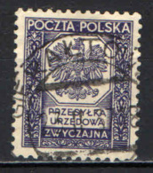 POLONIA - 1935 - STEMMA DELLA POLONIA - USATO - Dienstmarken