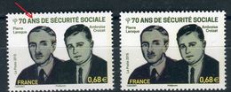France - Variété - N°Yvert 4981 , Légende En Vert Clair + 1 Normal Vert Foncé , Neufs Luxe  - Ref V167 - Unused Stamps