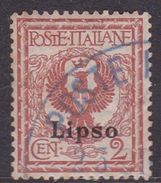 Italy-Colonies And Territories-Aegean-Lipso S 1  1912  2c Orange Brown, Used - Egée (Lipso)