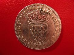 1/12 écu Louis XIV Buste Adolescent 1660 B Rouen 4419 - 1643-1715 Luis XIV El Rey Sol