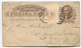 ETATS UNIS   Entier Postal - ...-1900