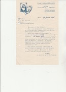 FACTURE KOSMEO -  ETABLISSEMENT LOUIS LECLERCQ - PARIS XIV - ANNEE 1954 - Drogerie & Parfümerie