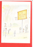 Publicité Petit Beure LU Nantes Partie De Basket Ball Illustrée Par SEMPE - Sempé