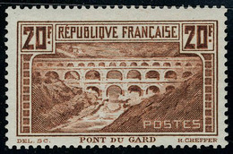 Neuf Avec Charnière N° 262A, 20f Pont Du Gard Cl, T.B. - Other & Unclassified