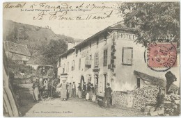 15 - CARLAT - Arrivée De La Diligence - Hôtel Semeteys - Carlat