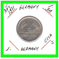 GERMANY  MONEDA DE 1 DM. AÑO 1971-J - 1 Mark