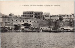 ESPAGNE -- MELILLA --  Campana 1909 - Muelle Civil Y Militar - Almería