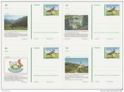 Austria 1996 - Set 8 Tarjetas - 5.50s Avefría Europea (Kiebitz) - MNH ** - Postcards