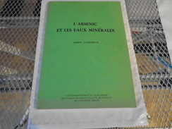 L'ARSENIC ET LES EAUX MINERALES EXEMPLE : LA BOURBOULE 1983 CHRISTINE VAN DER BERGHE - Auvergne