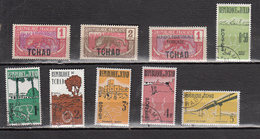 TCHAD * ET ° LOT DE 9 TIMBRES - Ungebraucht