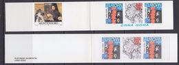 Europa Cept 2000 Montenegro/Serbia Normal Stamp Booklet Strip 2v+label  ** Mnh (36879B) PRIVATE ISSUE Promo - 2000