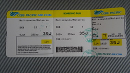 Cebu Pacific Air Ticket From PHILIPPINES - Boracay - Fahrkarte - Boarding Passes