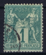 France: Yv Nr 61 I Obl./Gestempelt/used - 1876-1878 Sage (Type I)