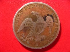 Etats-Unis - USA - 25 Cents, Quarter Dollar 1838 - Coin Bouché Sur Le 2 Et C De 25 C 4304 - 1796-1838: Bust (Buste)