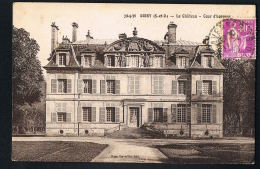 GUIRY -95- ( Set O) Le Chateau Cour D'honneur - Paypal Sans Frais  - CPSM- Paypal Sans Frais - Guiry En Vexin