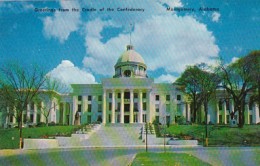 Alabama Mobile State Capitol Building Greetings From The Cradle Of The Confederacy - Mobile