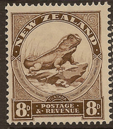 NZ 1935 8d Tuatara SG 565 HM #ABP31 - Nuevos