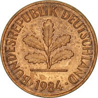 Monnaie, République Fédérale Allemande, 2 Pfennig, 1984, Hambourg, TTB - 2 Pfennig