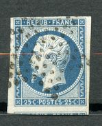 France, Yvert 10, Louis-Napoléon Répub Franc 25c, Oblitéré, 1 Voisin - 1852 Louis-Napoleon