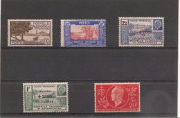 NOUVELLE CALEDONIE  Année 1943 N°Y/T :244/248*/** - Unused Stamps