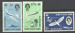 Iles Gilbert Et Ellice, Yvert 77/79, Scott 79/81, SG 82/84, MNH - Îles Gilbert Et Ellice (...-1979)